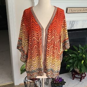 Democracy Beautiful Colors Shrug Sz L Such Nice Details